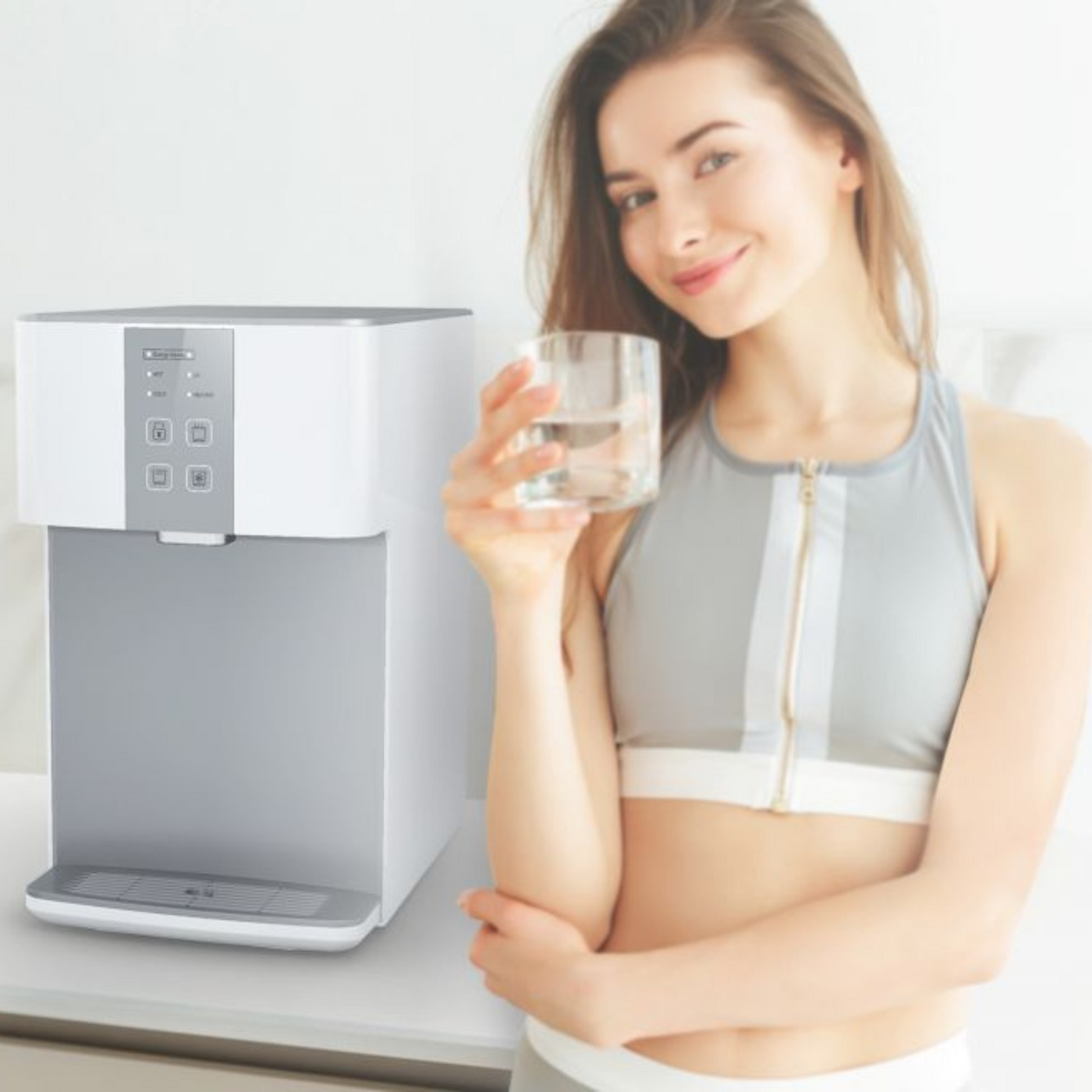 SODA2 – Wasserspender mit Filter für heisses, kaltes und Sprudelwasser