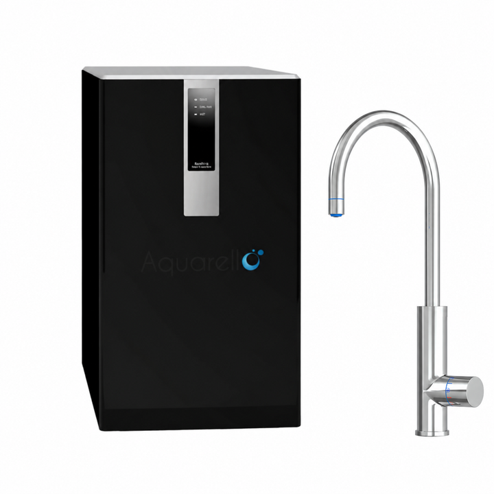 FLOW3 - 3 Weg-Heisswasserarmatur  für gefiltertes, heißes, kaltes &amp; sprudelndes Wasser