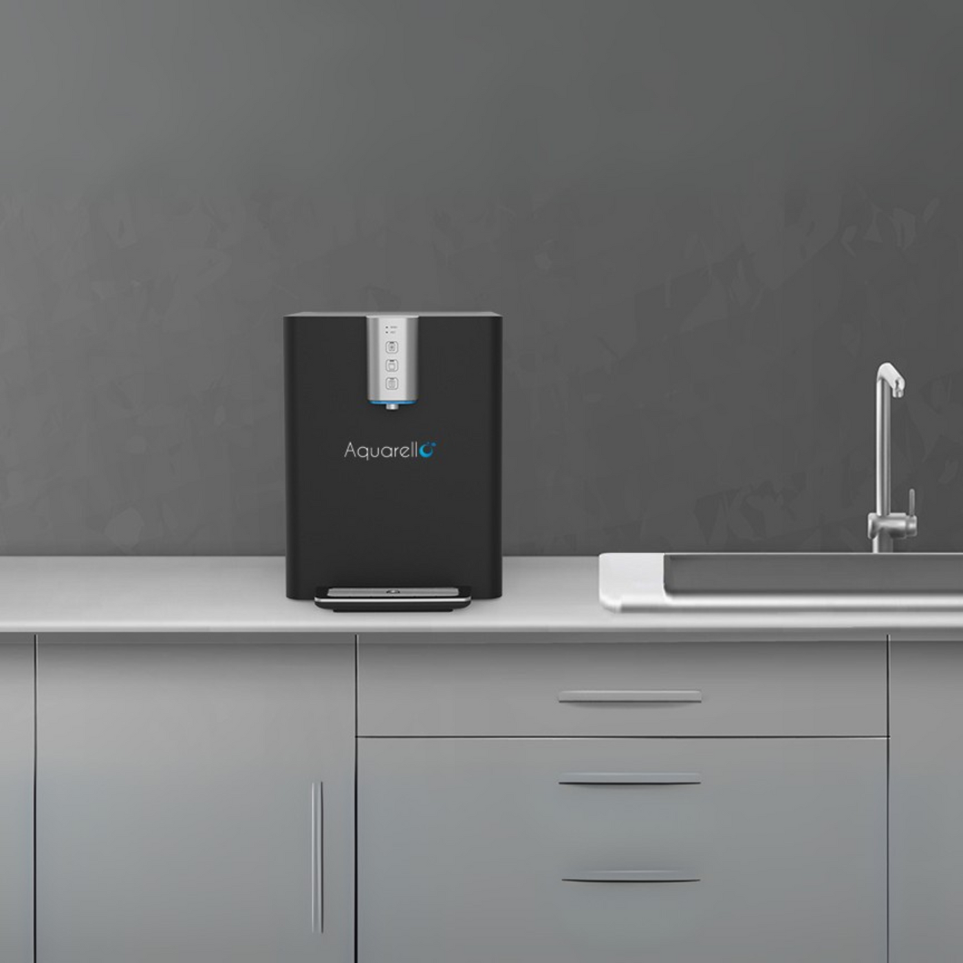 SODA3 'Elegant' - Premium Wasserspender Kalt/Heiss/Kohlensäure