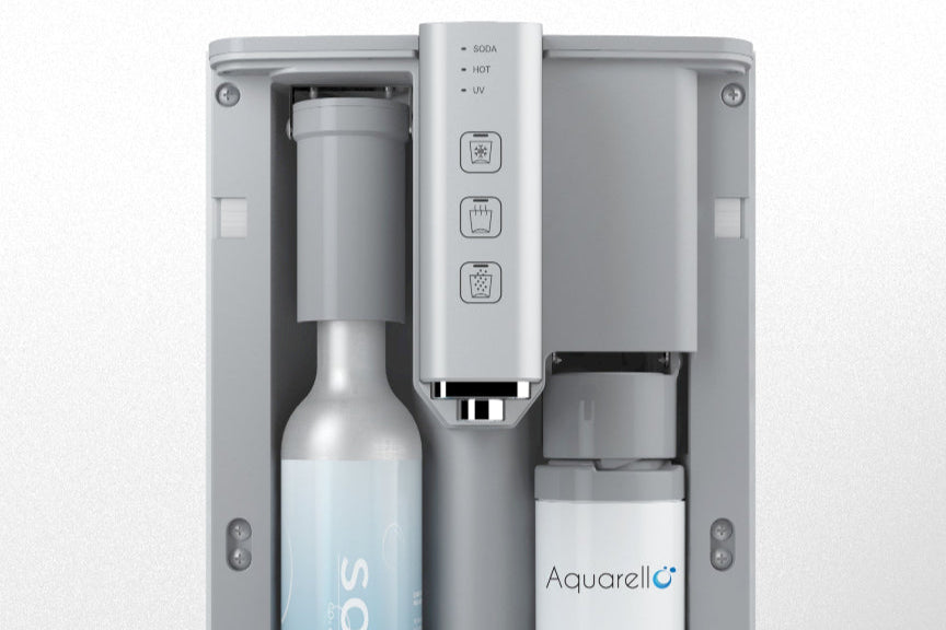 WAVE1 – Wasserspender für gefiltertes kaltes, heisses und sprudelndes Wasser