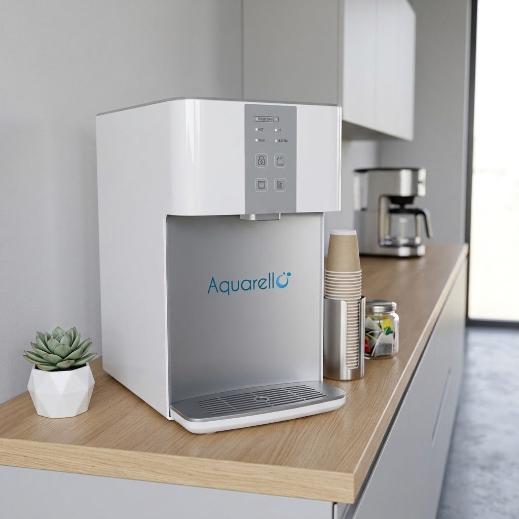 SODA2 – Wasserspender mit Filter für heisses, kaltes und Sprudelwasser