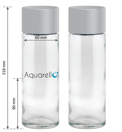 Glasflasche 50cl  - Aquarello Glasflasche MODEL2
